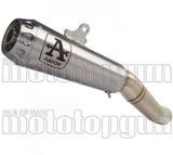 Terminale Di Scarico Con Omologazione Suono Pro-Race Nichrom Acciaio - Arrow Special Parts Compatibile Con Honda Cb 500 F (2019-2020)