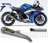 Terminale Di Scarico Con Omologazione Suono Pro-Race Nichrom Acciaio - Arrow Special Parts Compatibile Con Suzuki Gsx-R 750 Ie (2006-2007)