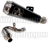 Terminale Di Scarico Non Catalizzato E Con Omologazione Suono Pro-Race Nichrom Nero Acciaio - Arrow Special Parts Compatibile Con Bmw F 900 R (2020-2024)