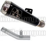 Terminale Di Scarico Non Catalizzato E Con Omologazione Suono Pro-Race Nichrom Nero Acciaio - Arrow Special Parts Compatibile Con Kawasaki Zx 6R 636 (2019-2020)