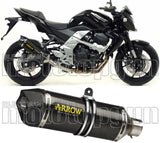 Terminale Di Scarico Con Omologazione Suono Race-Tech Carbonio Carbonio - Arrow Special Parts Compatibile Con Kawasaki Z 750 R (2011-2014)