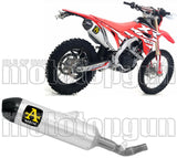 Terminale Di Scarico Con Omologazione Suono Race-Tech Alluminio Carbonio - Arrow Special Parts Compatibile Con Honda Crf 450 Xr (2019-2020)
