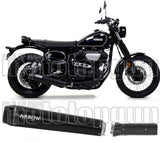 Non-Catalytic Exhaust Tip With Sound Certification Rebel Black Aluminium Carbon - Arrow Special Parts Compatible With Yamaha Scr 950 (2017-2020)
