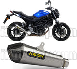 Terminale Di Scarico Con Omologazione Suono X-Kone Nichrom Carbonio - Arrow Special Parts Compatibile Con Suzuki Sv 650 (2016-2024)