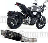 Terminale Di Scarico Con Omologazione Suono Gp2 Gp-2 Nichrom Nero Acciaio - Arrow Special Parts Compatibile Con Honda Cb 1000 R (2018-2024)