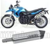 Terminale Di Scarico Con Omologazione Suono Maxi Race-Tech Alluminio Carbonio - Arrow Special Parts Compatibile Con Bmw F 800 Gs Adventure (2017-2018)