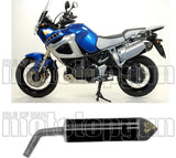 Terminale Di Scarico Con Omologazione Suono Maxi Race-Tech Alluminio Nero Carbonio - Arrow Special Parts Compatibile Con Yamaha Xt 1200 Z Super Ténéré (2010-2020)
