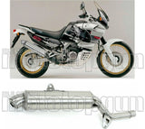 Terminale Di Scarico Con Omologazione Suono Paris Dacar Inox Acciaio - Arrow Special Parts Compatibile Con Honda Xrv 750 Africa Twin (1993-1995)