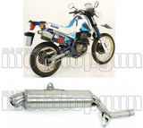 Terminale Di Scarico Con Omologazione Suono Paris Dacar Inox Acciaio - Arrow Special Parts Compatibile Con Suzuki Dr 600 R (1985-1987)