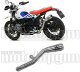 Terminale Di Scarico Con Omologazione Suono Pro-Race Nichrom Acciaio - Arrow Special Parts Compatibile Con Bmw R Nine T 1200 Urban Gs (2017-2020)
