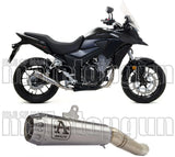 Terminale Di Scarico Con Omologazione Suono Pro-Race Nichrom Acciaio - Arrow Special Parts Compatibile Con Honda Cb 500 X (2019-2020)