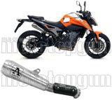 Terminale Di Scarico Con Omologazione Suono Pro-Race Nichrom Acciaio - Arrow Special Parts Compatibile Con Ktm 790 Duke (2018-2020)