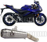 Terminale Di Scarico Con Omologazione Suono Pro-Race Nichrom Acciaio - Arrow Special Parts Compatibile Con Yamaha Yzf-R3 (2019-2020)