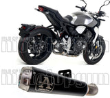 Terminale Di Scarico Con Omologazione Suono Pro-Race Nichrom Nero Acciaio - Arrow Special Parts Compatibile Con Honda Cb 1000 R (2018-2024)