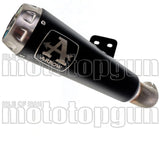 Exhaust Tip With Noise Certification Pro-Race Black Nichrom Stainless Steel - Arrow Special Parts Compatible With Ktm 790 Duke (2023)