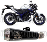 Terminale Di Scarico Con Omologazione Suono Pro-Race Nichrom Nero Acciaio - Arrow Special Parts Compatibile Con Yamaha Yzf-R3 (2021-2024)