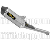 Exhaust Tip With Noise Certification Race-Tech Aluminium Carbon - Arrow Special Parts Compatible With Ktm 790 Duke (2023)