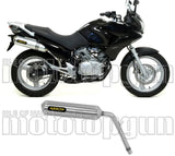 Terminale Di Scarico Con Omologazione Suono Thunder Alluminio Acciaio - Arrow Special Parts Compatibile Con Honda Xl 125 V Varadero (2001-2012)