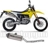 Terminale Di Scarico Con Omologazione Suono Explorer Titanio Fondello Carby - Arrow Special Parts Compatibile Con Suzuki Dr-Z4S (2025-2026)