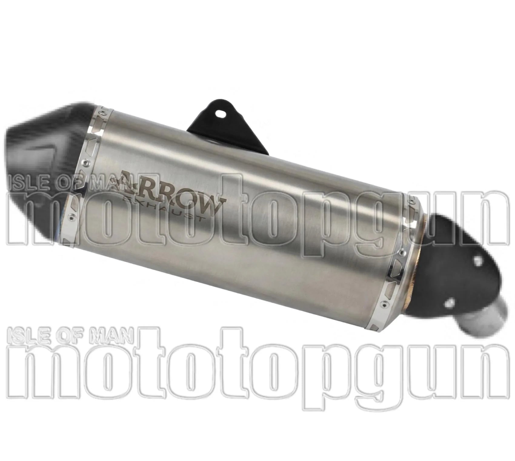 Terminale Di Scarico Con Omologazione Suono Explorer Titanio Fondello Carby - Arrow Special Parts Compatibile Con Suzuki V-Strom 1050 (2025-2026)