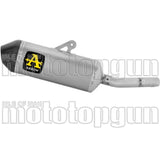 Terminale Di Scarico Con Omologazione Suono Explorer Titanio Fondello Carby - Arrow Special Parts Compatibile Con Yamaha Ténéré 700 (2025-2026)