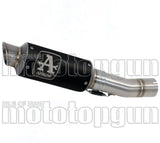 Terminale Di Scarico Con Omologazione Suono Gp2 Gp-2 Nichrom Nero Acciaio - Arrow Special Parts Compatibile Con Ktm 390 Duke (2021-2023)