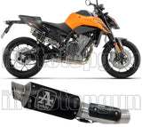 Terminale Di Scarico Con Omologazione Suono Gp2 Gp-2 Nichrom Nero - Arrow Special Parts Compatibile Con Ktm 790 Duke (2025-2026)