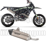Terminale Di Scarico Con Omologazione Suono Icon Titanio Fondello Carby - Arrow Special Parts Compatibile Con Fantic Motor Xef 125 (2025-2026)