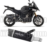 Terminale Di Scarico Con Omologazione Suono Indy-Race Evo Alluminio Nero Fondello Carby - Arrow Special Parts Compatibile Con Bmw S 1000 Xr (2024-2026)