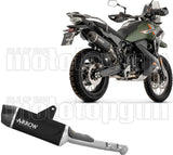 Terminale Di Scarico Con Omologazione Suono Indy-Race Evo Corpo In Alluminio Nero E Coppa In Carbonio - Arrow Special Parts Compatibile Con Cfmoto 1000 Mt-X (2026)