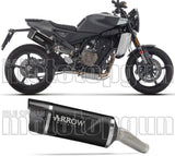 Terminale Di Scarico Con Omologazione Suono Indy-Race Evo Alluminio Nero Carbonio - Arrow Special Parts Compatibile Con Husqvarna Svartpilen 801 (2024-2025)