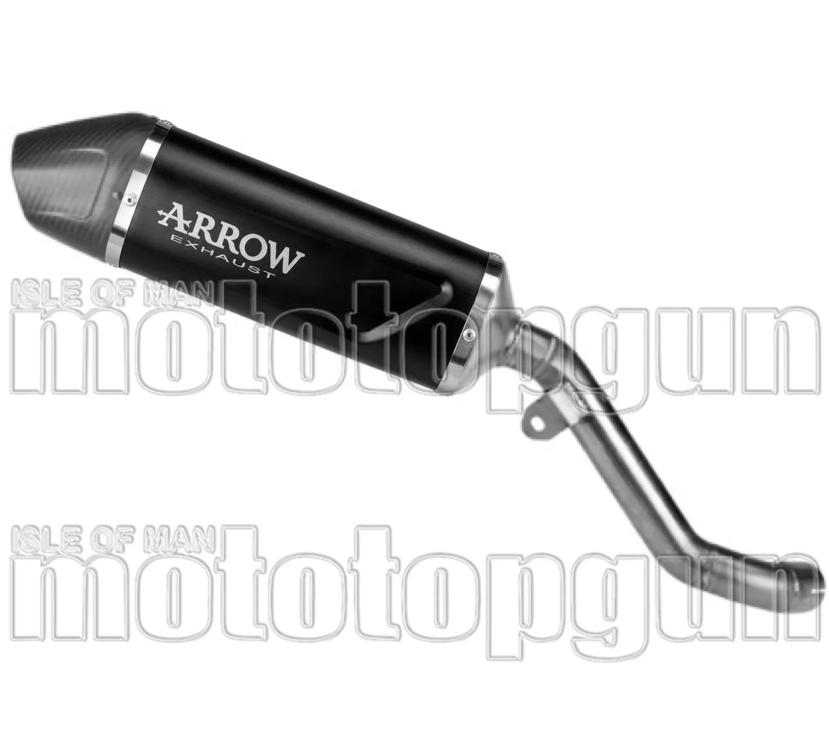 Terminale Di Scarico Senza Omologazione Suono Indy-Race Evo Alluminio Nero Fondello Carby - Arrow Special Parts Compatibile Con Kawasaki Kle 500 (2026)