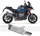 Terminale Di Scarico Con Omologazione Suono Indy-Race Evo Titanio Fondello Carby - Arrow Special Parts Compatibile Con Bmw M 1000 Xr (2025-2026)