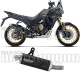 Terminale Di Scarico Con Omologazione Suono Indy-Race Evo Alluminio Nero Fondello Carby - Arrow Special Parts Compatibile Con Voge Valico 800 Dsx Rally (2025-2026)