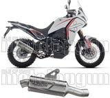 Terminale Di Scarico Con Omologazione Suono Indy-Race Evo Alluminio Nero Fondello Inox - Arrow Special Parts Compatibile Con Moto Morini X-Cape 700 (2025-2026)