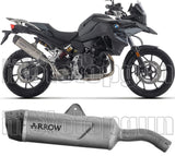 Terminale Di Scarico Con Omologazione Suono Indy-Race Evo Titanio Carbonio - Arrow Special Parts Compatibile Con Bmw F 800 Gs (2024-2026)