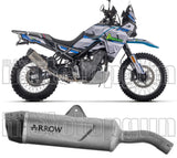 Terminale Di Scarico Con Omologazione Suono Indy-Race Evo Titanio Carbonio - Arrow Special Parts Compatibile Con Cfmoto 450 Mt (2024)