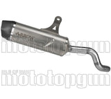 Terminale Di Scarico Con Omologazione Suono Indy-Race Evo Titanio Fondello Carby - Arrow Special Parts Compatibile Con Cfmoto 700 Mt Adventure (2025-2026)