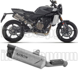 Terminale Di Scarico Con Omologazione Suono Indy-Race Evo Titanio Carbonio - Arrow Special Parts Compatibile Con Husqvarna Svartpilen 801 (2024-2025)