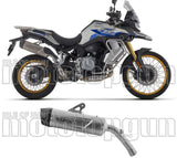 Terminale Di Scarico Con Omologazione Suono Indy-Race Evo Titanio Carbonio - Arrow Special Parts Compatibile Con Voge Valico 900 Dsx (2024)