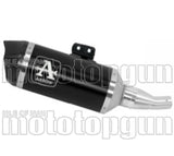 Terminale Di Scarico Con Omologazione Suono Indy-Race Alluminio Nero Carbonio - Arrow Special Parts Compatibile Con Ktm 390 Duke (2021-2023)