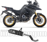 Terminale Di Scarico Con Omologazione Suono Indy-Race Alluminio Nero Fondello Carby - Arrow Special Parts Compatibile Con Voge Valico 525 Dsx (2025-2026)