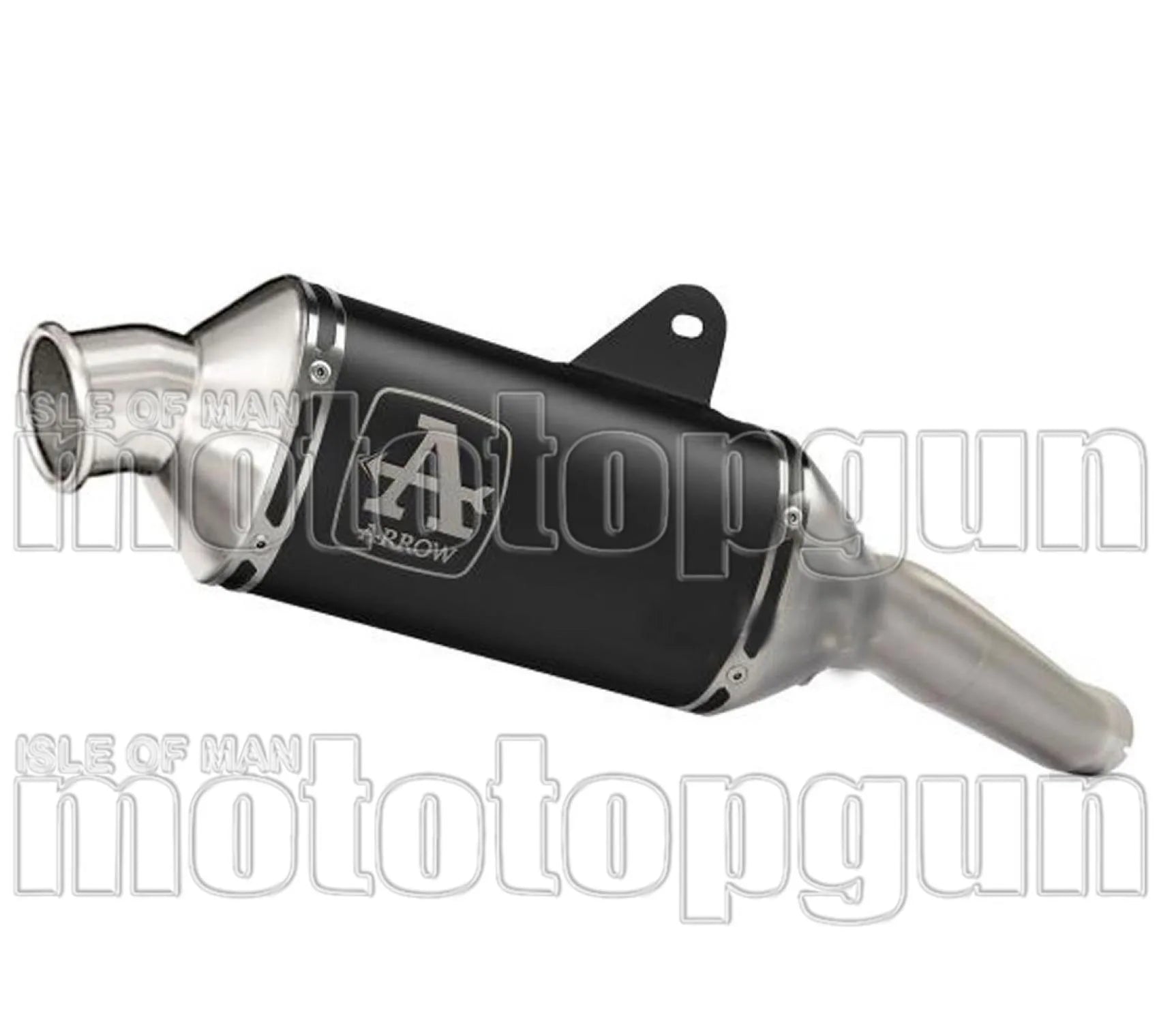 Terminale Di Scarico Con Omologazione Suono Indy-Race Alluminio Nero Acciaio - Arrow Special Parts Compatibile Con Moto Morini X-Cape 650 (2022-2025)