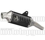 Terminale Di Scarico Con Omologazione Suono Indy-Race Alluminio Nero Acciaio - Arrow Special Parts Compatibile Con Moto Morini X-Cape 650 (2022-2025)