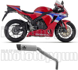 Terminale Di Scarico Con Omologazione Suono Indy-Race Titanio Carbonio - Arrow Special Parts Compatibile Con Honda Cbr 600 Rr (2024-2026)