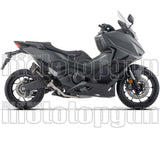 Terminale Di Scarico Con Omologazione Suono Indy-Race Evo Alluminio Nero Fondello Carby - Arrow Special Parts Compatibile Con Honda Forza 750 (2025-2026)