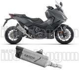 Terminale Di Scarico Con Omologazione Suono Indy-Race Evo Titanio Fondello Carby - Arrow Special Parts Compatibile Con Honda Forza 750 (2025-2026)