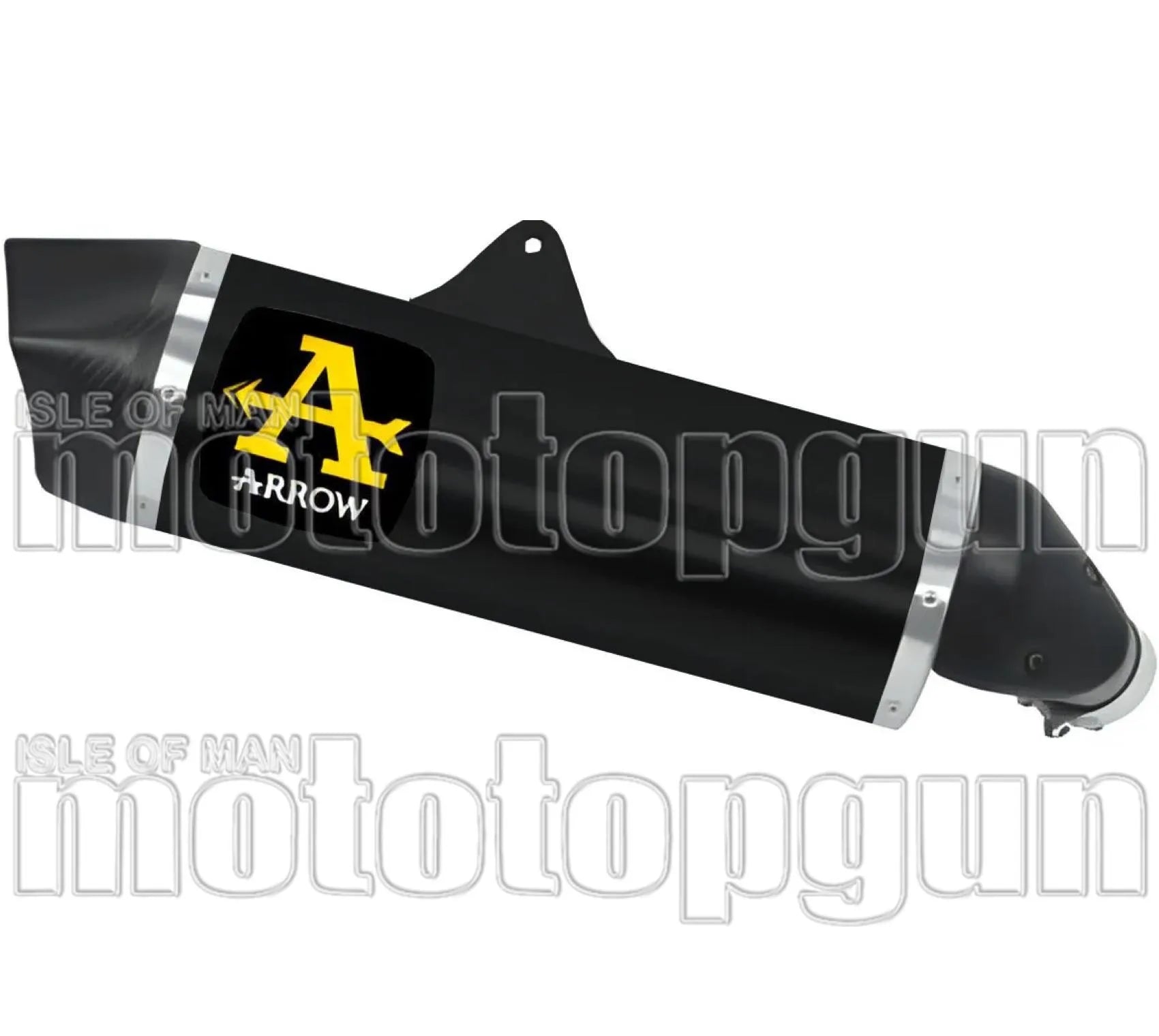 Terminale Di Scarico Con Omologazione Suono Maxi Race-Tech Alluminio Nero Fondello Carby - Arrow Special Parts Compatibile Con Suzuki V-Strom 1050 (2025-2026)