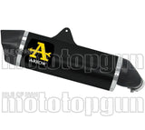 Terminale Di Scarico Con Omologazione Suono Maxi Race-Tech Alluminio Nero Carbonio - Arrow Special Parts Compatibile Con Suzuki V-Strom 1050 (2020-2024)