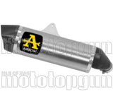 Terminale Di Scarico Con Omologazione Suono Maxi Race-Tech Alluminio Carbonio - Arrow Special Parts Compatibile Con Suzuki V-Strom 1000 (2017-2020)